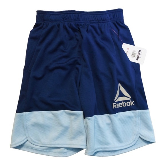 Reebok Boys athletic blue colorblock active breathable mesh shorts size XXL (18) - Picture 4 of 10
